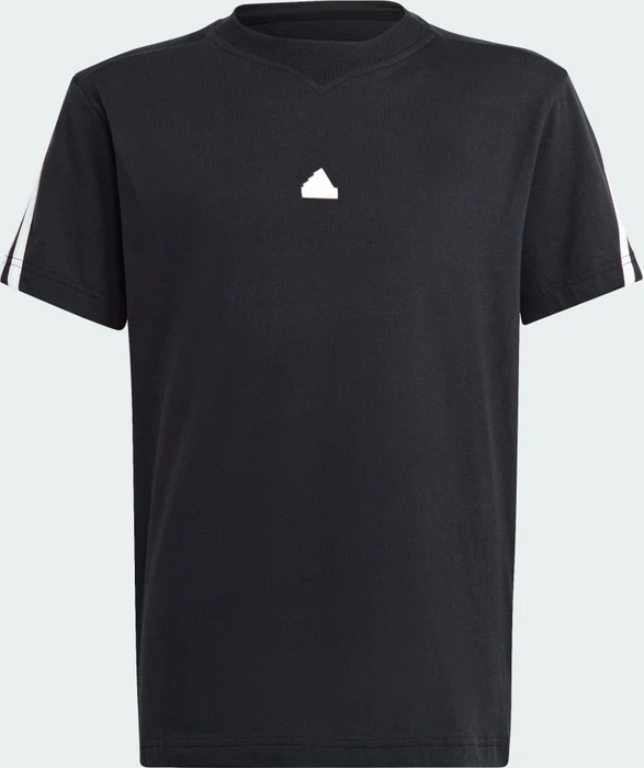 adidas Future Icons 3-Streifen T-Shirt kurzarm schwarz/weiß (Junior)