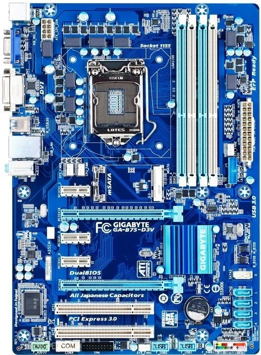 GIGABYTE GA-B75-D3V (Rev. 1.1) (Intel 1155)