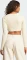 adidas Ribbed Crop Top Sweatshirt cream white (Damen) Vorschaubild