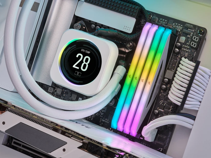Corsair iCUE Elite LCD CPU-Kühler LCD-Display Upgrade-Kit, White