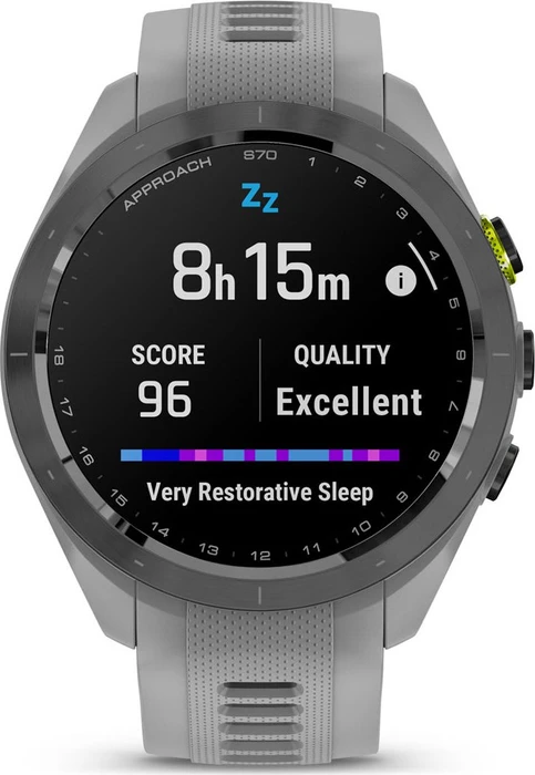 Garmin Approach S70 42mm GPS-Golfuhr black ceramic/powder grey