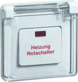 Peha Standard Heizung-Notschalter Aus 1polig, weiß