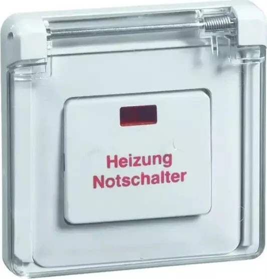 Peha Standard Heizung-Notschalter Aus 1polig, weiß