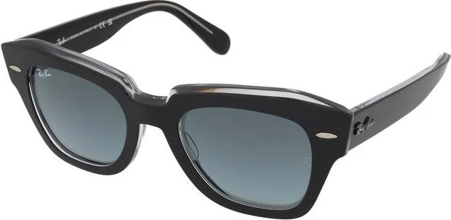 Ray-Ban RB2186 State Street 49mm black/blue gradient