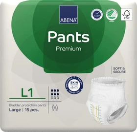Abena Pants Premium L1 Schutzhose Größe L, 90 Stück