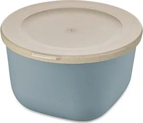 koziol Connect Box 1 mit Deckel Speisegefäß 1l nature flower blue