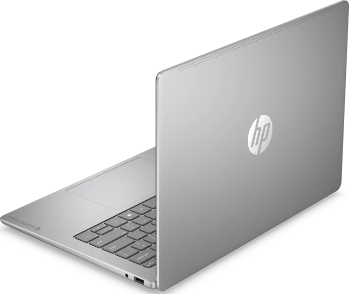 HP OmniBook 3 14-hz0157ng, Nouvelle Silver, Snapdragon X - X1-26-100, 8GB RAM, 512GB SSD, DE