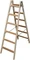 Krause Stabilo Professional Holz 2-tlg. Sprossen-Stehleiter Vorschaubild