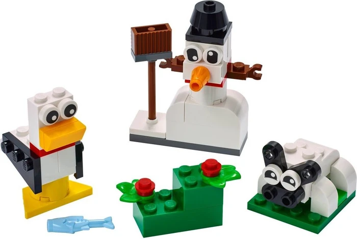 LEGO Classic - Kreativ-Bauset mit weißen Steinen