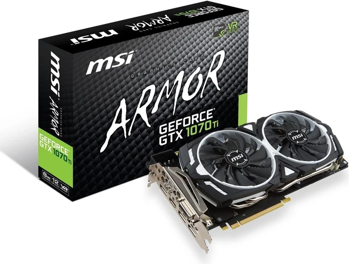 MSI GeForce GTX 1070 Ti Armor 8G, 8GB GDDR5, DVI, HDMI, 3x DP