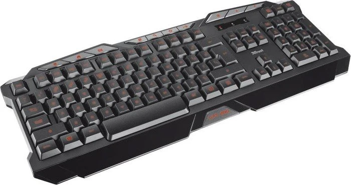 Trust Gaming GXT 280 LED Illuminated Gaming Keyboard, USB, DE