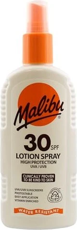 Malibu Sun High Protection Lotion Spray LSF30, 200ml