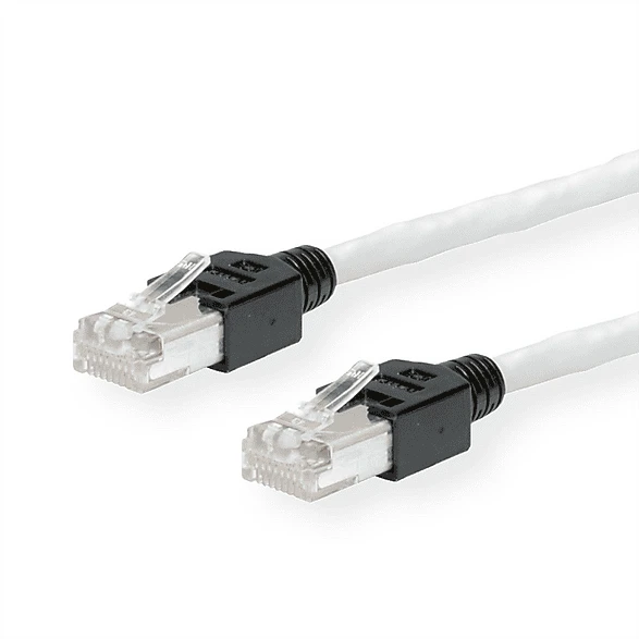 LEONI Kerpen MegaLine D1-20 SF/U Crossover-Patchkabel, Cat5e, SF/UTP, RJ-45/RJ-45, 10m, grau