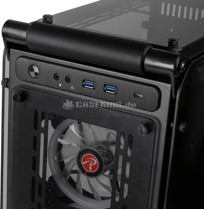 Raijintek Coeus EVO TC, Glasfenster