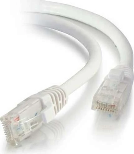 C2G Patchkabel, Cat5e, U/UTP, RJ-45/RJ-45, 1m, weiß