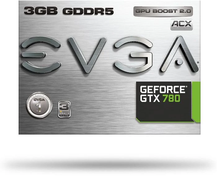 EVGA GeForce GTX 780 FTW ACX Cooler Dual BIOS, 3GB GDDR5, 2x DVI, HDMI, DP