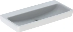 Geberit Renova Plan Waschtisch 100cm, ohne Hahnloch, ohne Überlauf, weiß