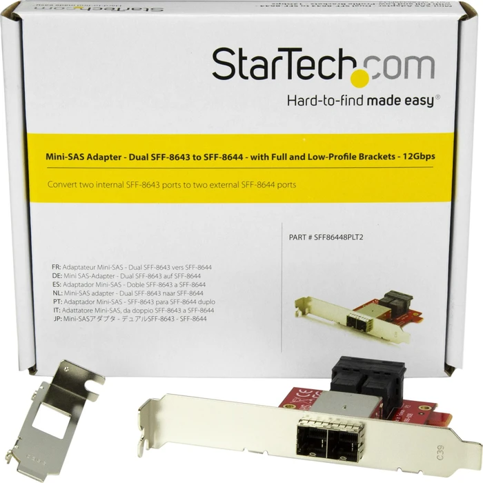 StarTech U.2 miniSAS HD -> U.2 miniSAS HD extern
