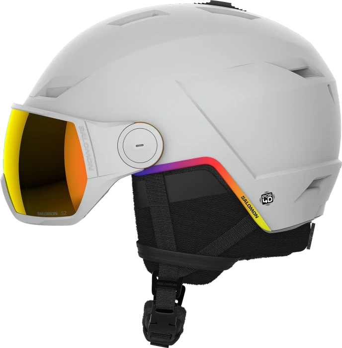 Salomon Pioneer LT Visor Helm grau (Herren)