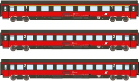Arndt Spezial-Modelle - Spur N Personenwagen - 3er Set Personenwagen Amz+2xBmz ÖBB