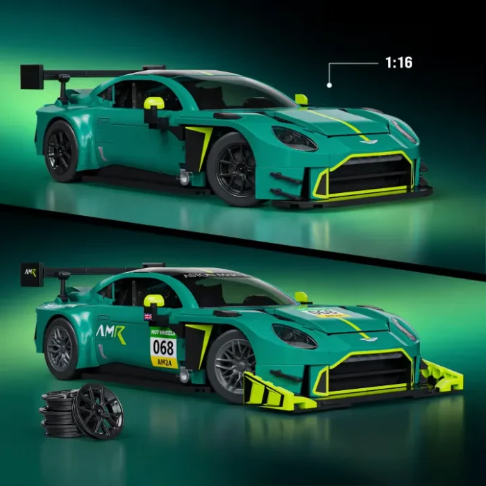 Mattel Brick Shop Hot Wheels '24 Aston Martin Vantage Gt3