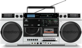 Medion Life Retro-Boombox P66538 silber