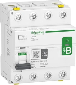 Schneider Electric Fehlerstrom-Schutzschalter Allstromsensitiv iID 4P 63A Typ B-SI 500mA