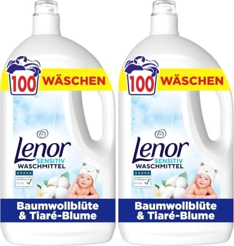 Lenor Sensitiv Flüssigwaschmittel, 4.5l