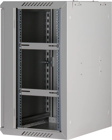 Rockstable 19" Wandschrank 15HE, Stahltür, IP2X, weiß, 440mm tief