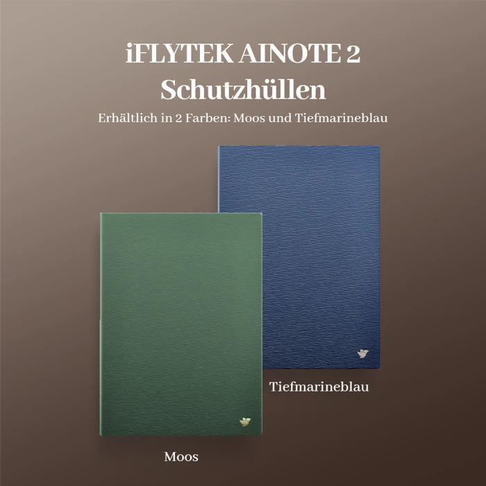 iFLYTEK Folio-Schutzhülle AINOTE 2, Kunstleder, blau