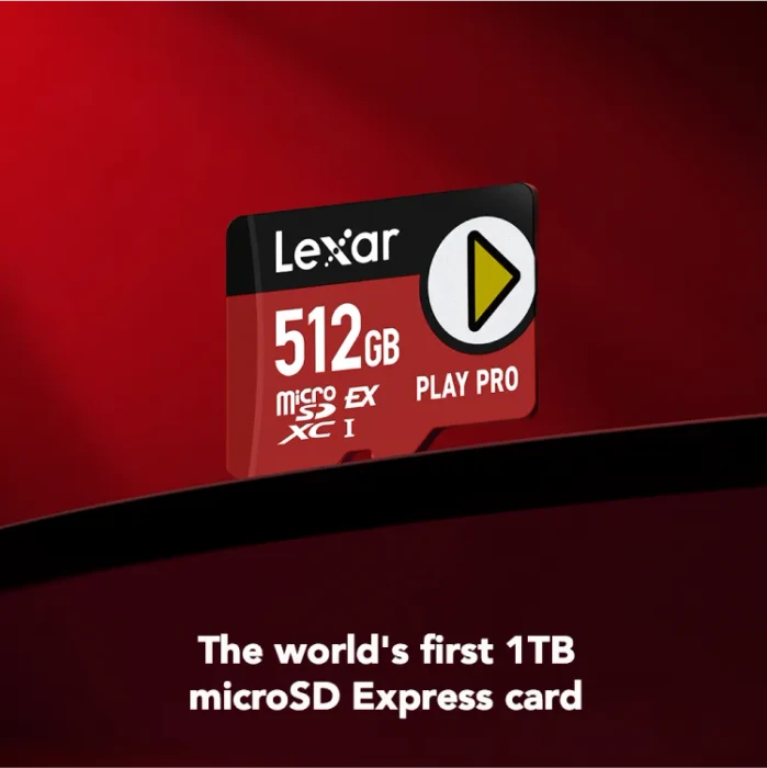 Lexar PLAY PRO R900/W600 512GB, Class 10, SD Express EX I