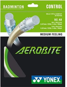Yonex Aerobite Badmintonsaite weiß/grün 10.5m