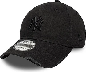 New Era 9FORTY New York Yankees Distress Kappe schwarz