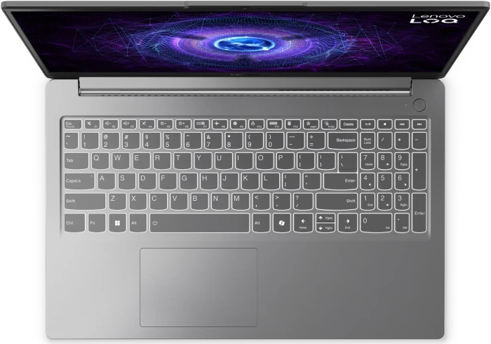 Lenovo LOQ 15IAX9E, Luna Grey, Core i7-12650HX, 16GB RAM, 1TB SSD, GeForce RTX 4050, DE