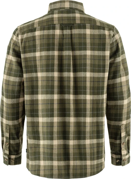 Fjällräven Värmland Heavy Flannel Hemd langarm green/deep forest (Herren)