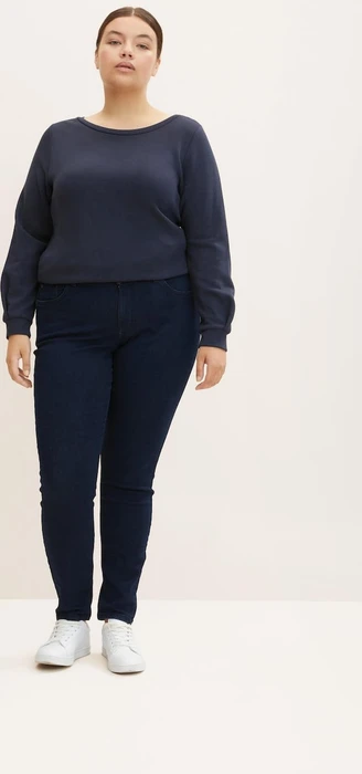 Tom Tailor Plus Skinny Jeans Jeans dark dye blue denim (Damen)
