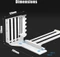 Glotrends Vertical Graphics Card Support Bracket, 2-Slot, gewinkelt, PCIe 5.0, 180mm, weiß Vorschaubild