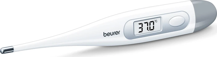 Beurer Fieberthermometer FT 09/1 digital | wasserdicht | quecksilberfrei | Messgenauigkeit ±0,1°C | weiß