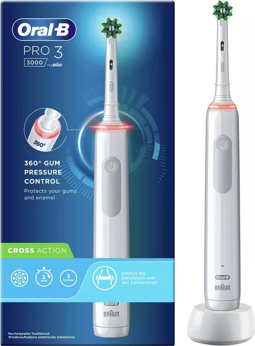 Oral-B Pro 3 3000 CrossAction weiß