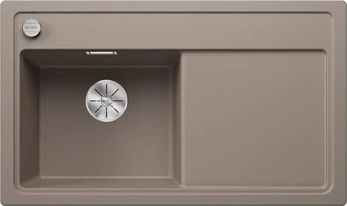 Blanco Zenar 45 S InFino Becken links mit Ablauffernbedienung muskat