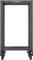 Lanberg Open Rack Series 19" Open Frame Rack 18HE, 4-Pfosten, mit Rollen, Flat Pack, tiefenverstellbar, 430-590mm, RAL 9004, 800mm tief Vorschaubild