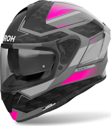Airoh Spark 2 Zenith matt grau/schwarz/rosa