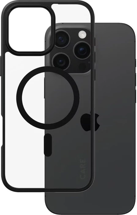 PanzerGlass Care Flagship Case Urban Combat Black Frame MagSafe für Apple iPhone 16 Pro Max schwarz