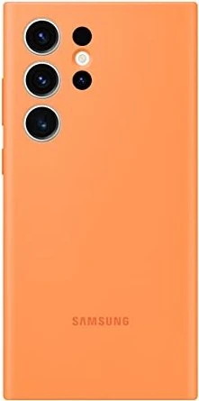 Samsung Silicone Case für Galaxy S23 Ultra orange