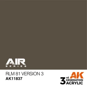 AK-Interactive 3rd Gen Acrylic Colors Air Series RLM 81 ver3, 17ml