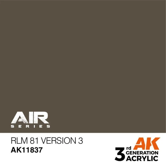 AK-Interactive 3rd Gen Acrylic Colors Air Series RLM 81 ver3, 17ml