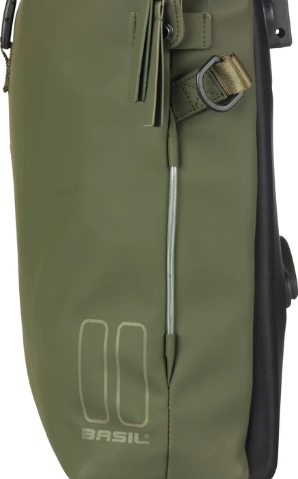 Basil SoHo MIK Studs Gepäcktasche grün