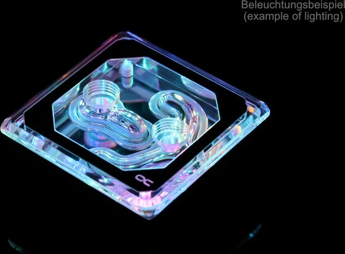 Alphacool Eisblock XPX Aurora Edge, Digital RGB, Acryl Black