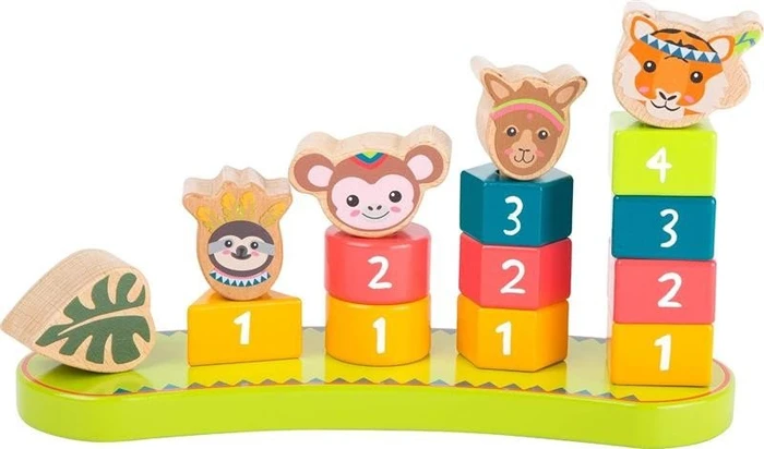 Legler Small Foot Steckspiel mit Zahlen Jungle (11092)