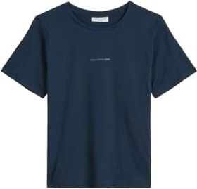 Marc O'Polo Regular Bio-Baumwolle T-Shirt kurzarm navy teal (Damen)